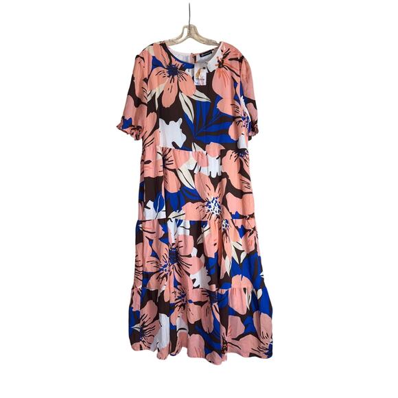 Pretty garden xl boho flowy summer dress nwt - Picture 2 of 6